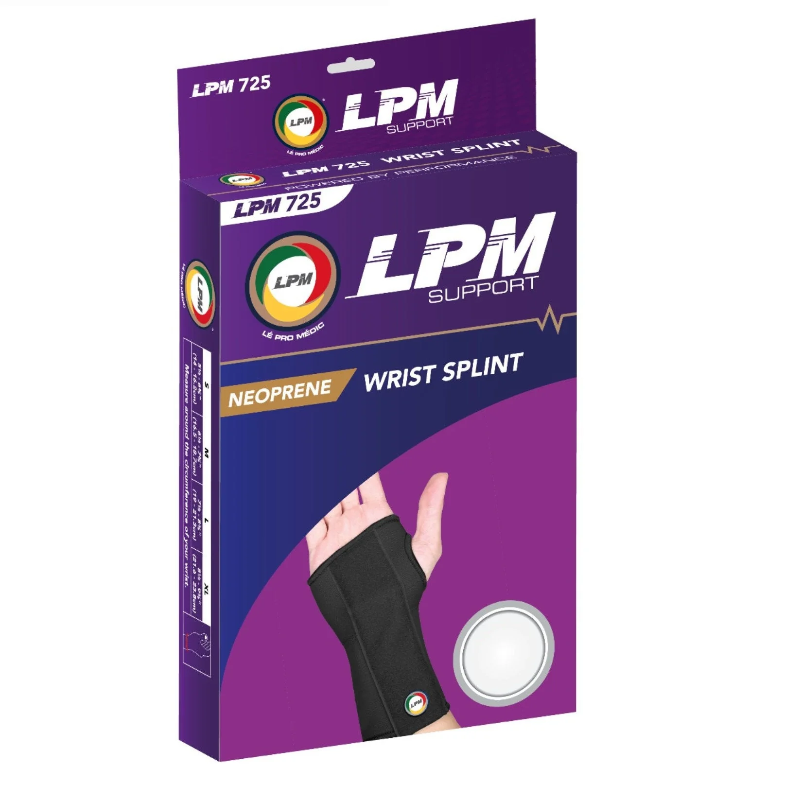 LPM WRIST SPLINT LEFT/RIGHT 725 M