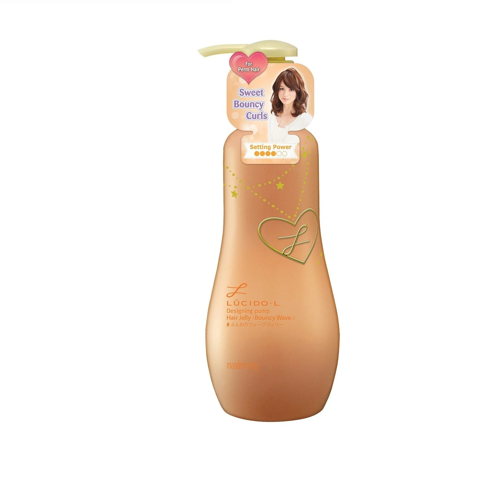 LUCIDO-L DESIGNING PUMP HAIR JELLY BOUNCY WAVE 200ML