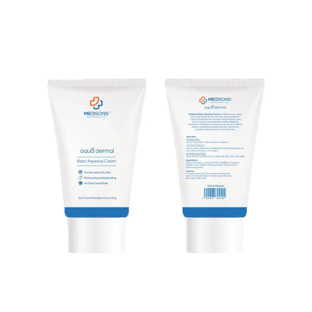 MEDSONS BASIC AQUEOUS CREAM 120G