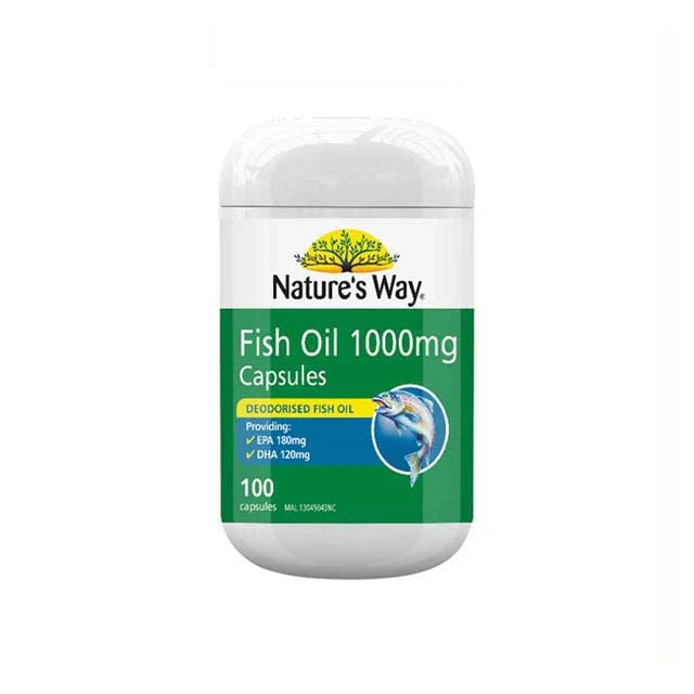 NATURES WAY FISH OIL 1000MG 100S