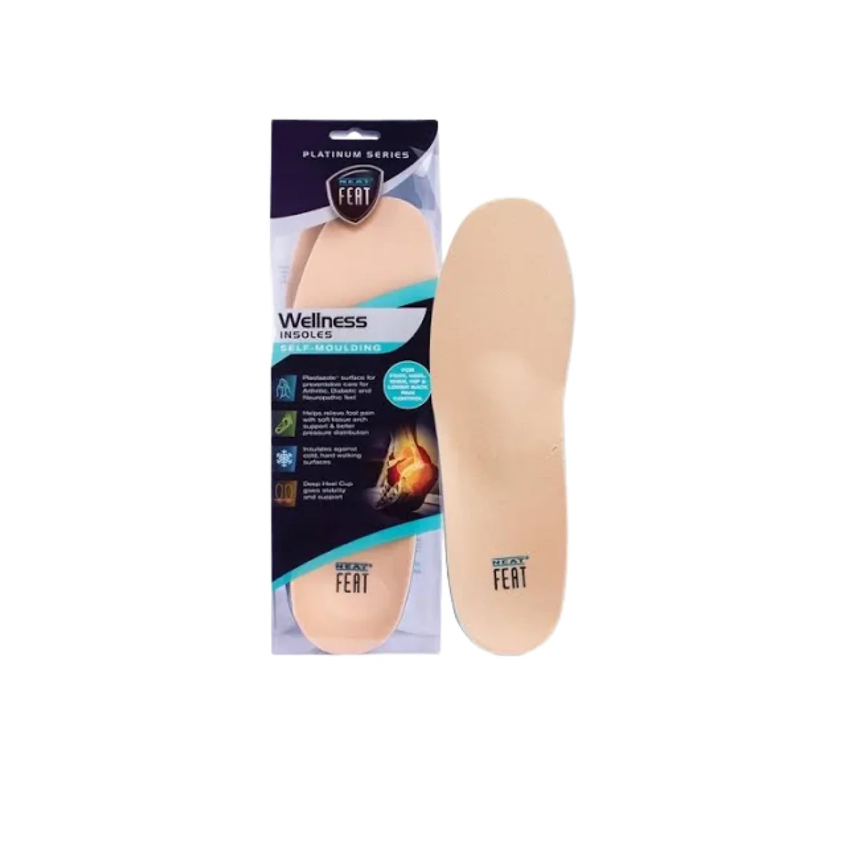 NEAT FEAT DIABETIC SELF-MOULDING INSOLES M