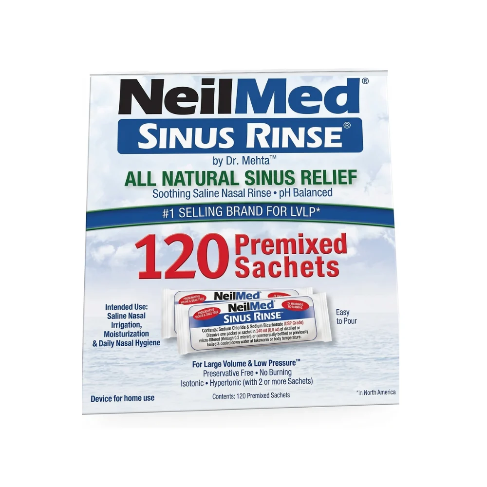 NEILMED SINUS RINSE PREMIXED 120S