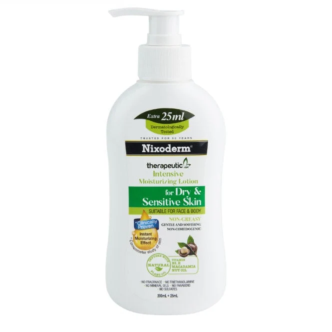 NIXODERM INTENSIVE MOISTURIZING LOTION 200ML + 25ML