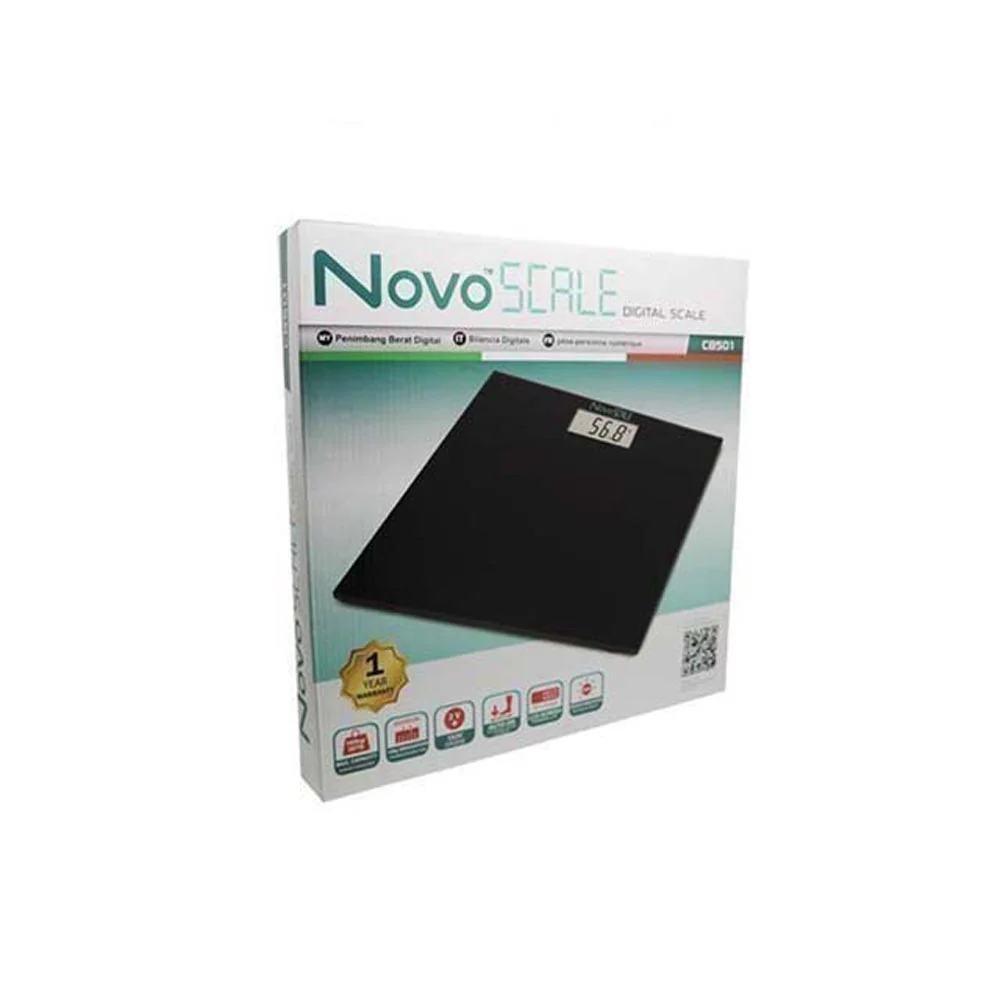 NOVOSCALE ELECTRONIC BATHROOM SCALE CB501