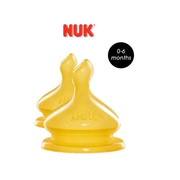 NUK PREMIUM CHOICE LATEX TEAT S1 M 2S/CARD (NU40701611)