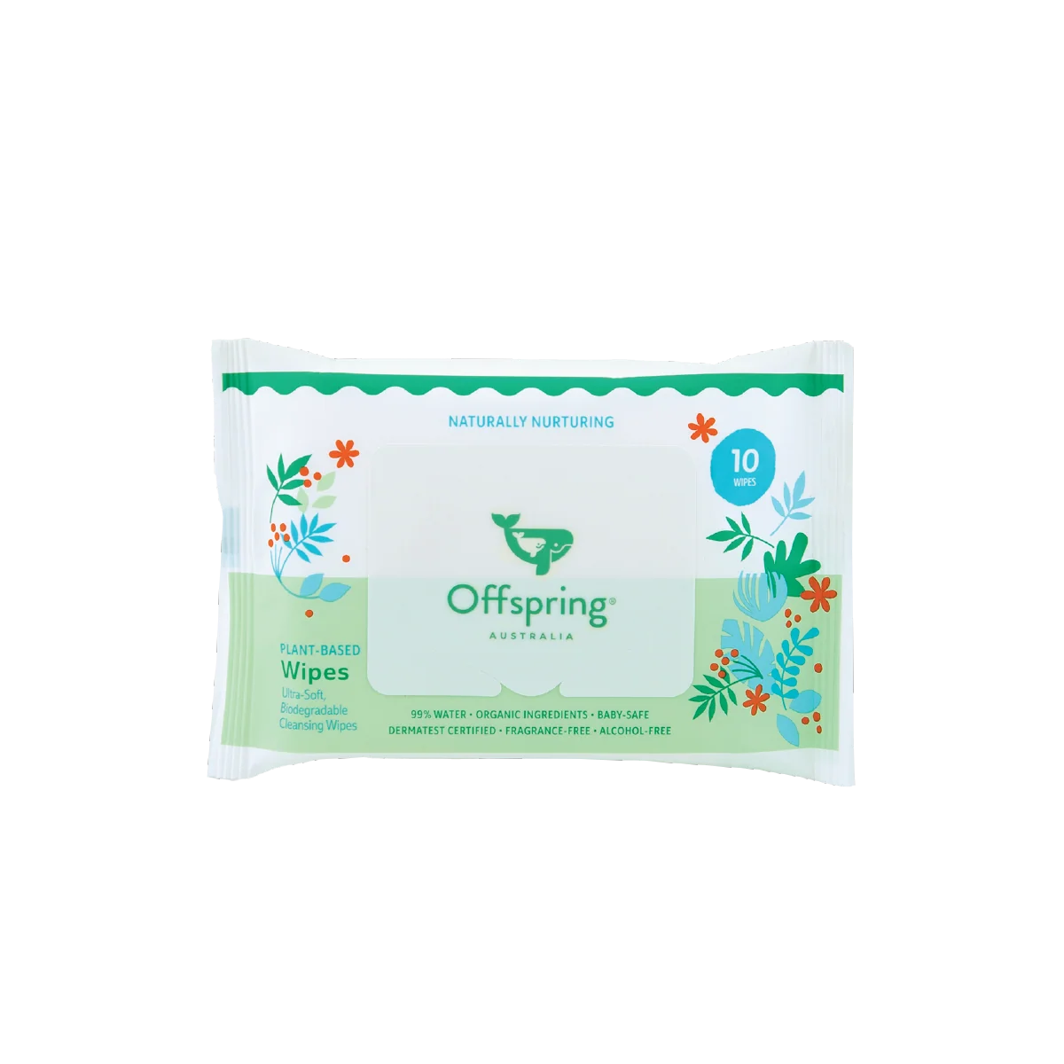 OFFSPRING PLANT-BASED WIPES 10S