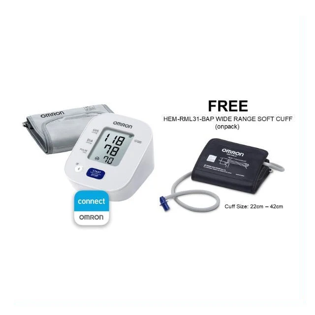 OMRON AUTO BLOOD PRESSURE MONITOR HEN-7143T FOC WIDE CUFF RML31-BAP