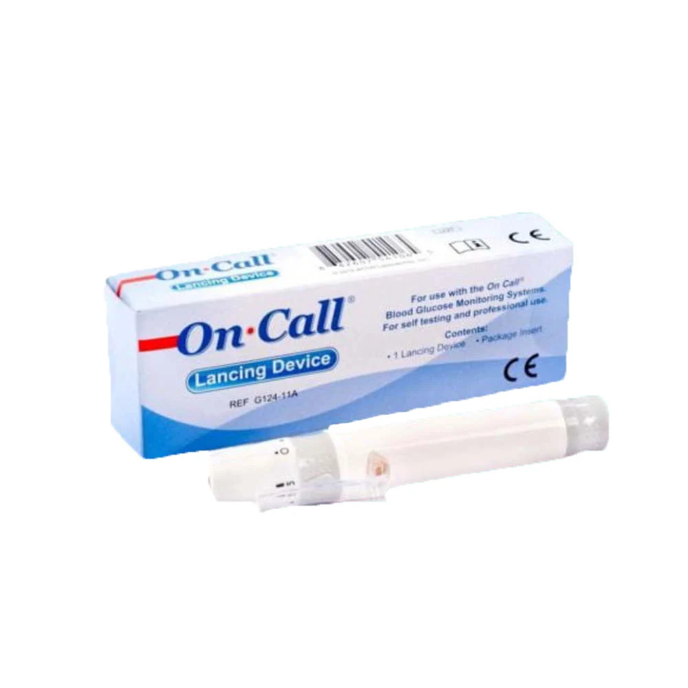 ON CALL LANCING DEVICE