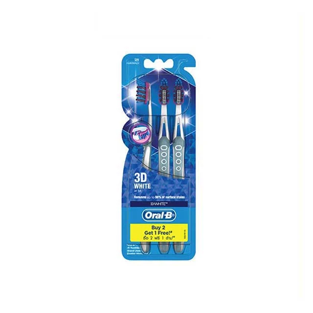 ORAL B TOOTHBRUSH 3D WHITE 3S