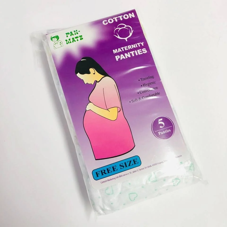 PAN-MATE 100% COTTON MATERNITY PANTIES 5S