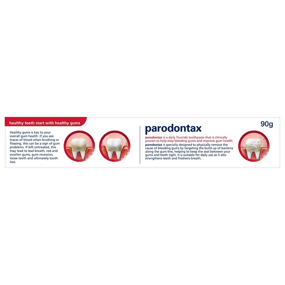 PARODONTAX DAILY FLOURIDE TOOTHPASTE 90G ORIGINAL - Image 2