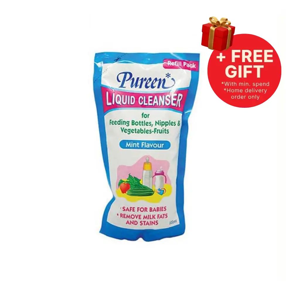 PUREEN LIQUID CLEANSER MINT REFILL 600ML