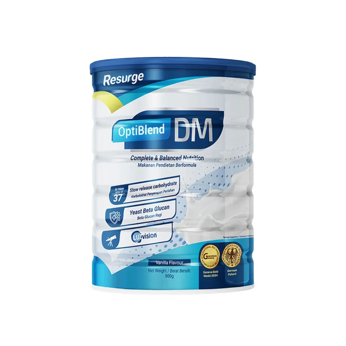 RESURGE OPTIBLEND DM VANILLA 800G