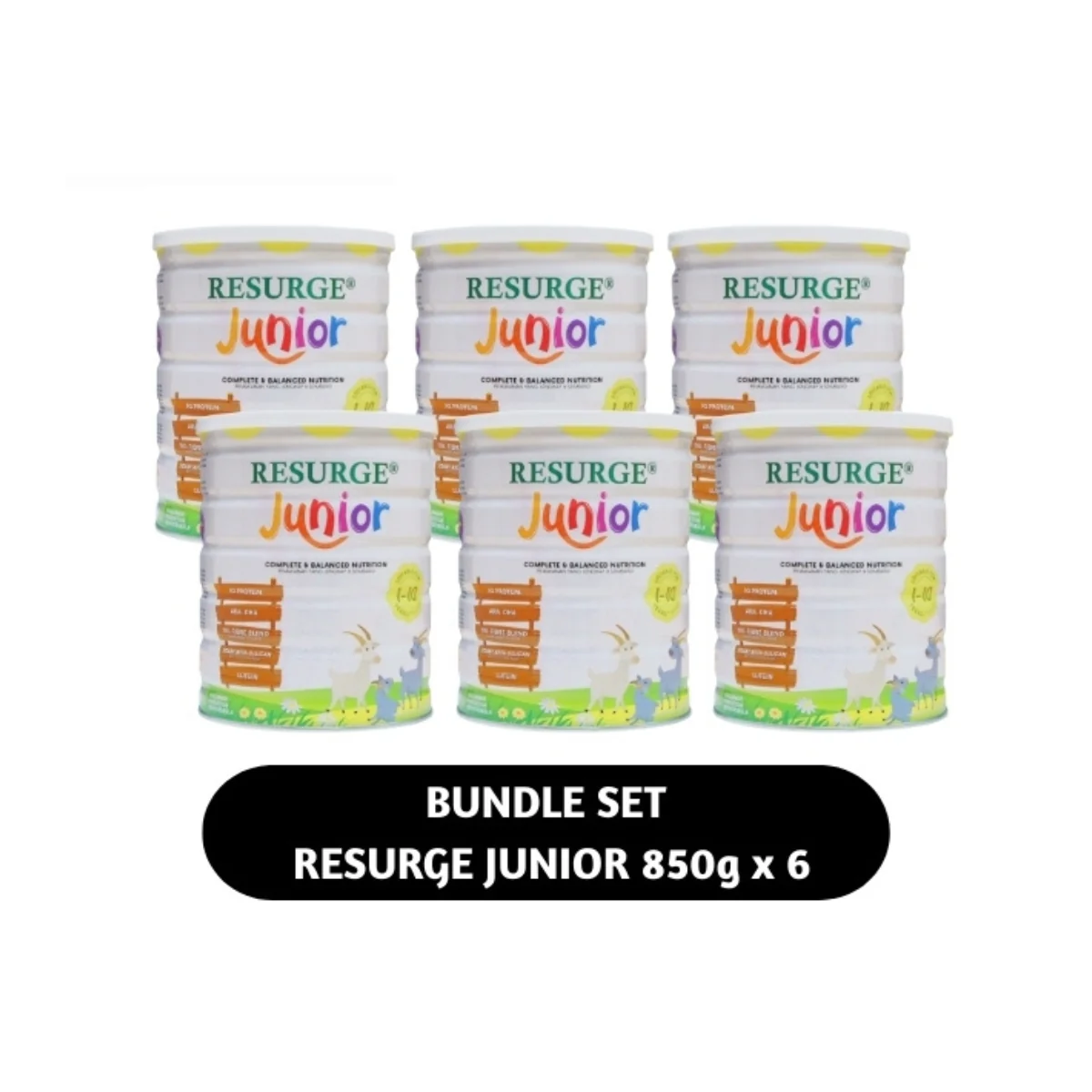 Resurge Junior Goat Milk Formula 850g x 6
