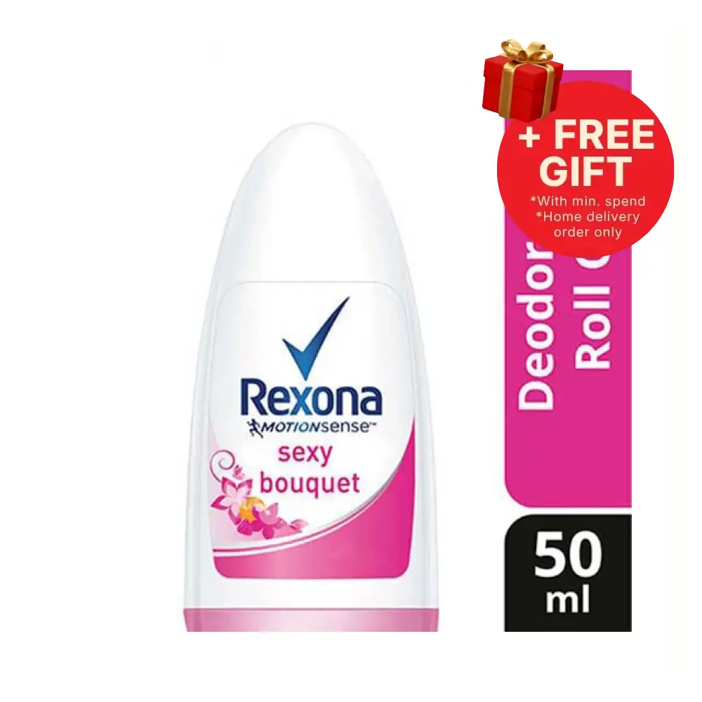 REXONA WOMEN DEODORANT ROLL ON MOTIONACTIVATED SEXY BOUQUET 45ML