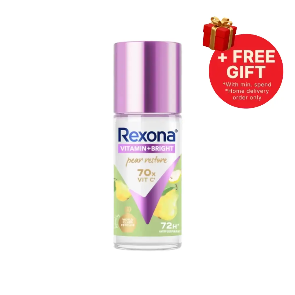 REXONA WOMEN DEODORANT ROLL ON PEAR RESTORE 45ML