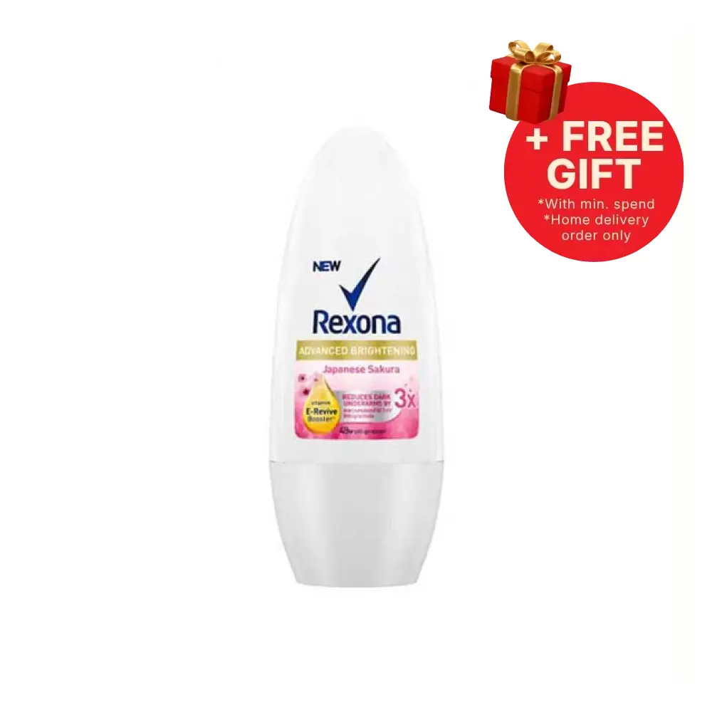 REXONA WOMEN DEODORANT ROLL ON VITAMIN ++ BRIGHT SAKURA RADIANCE 45ML
