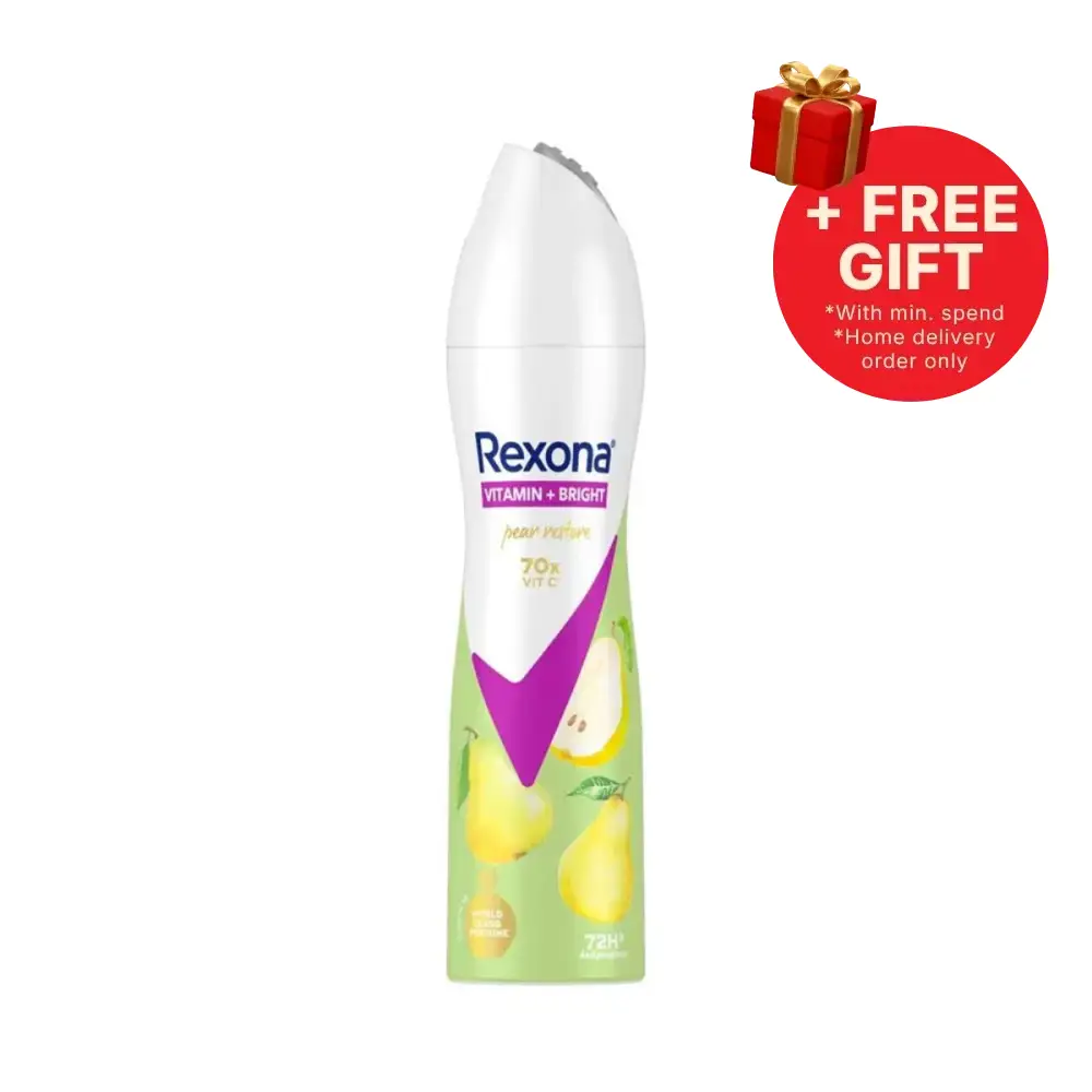 REXONA WOMEN DEODORANT SPRAY PEAR RESTORE 135ML
