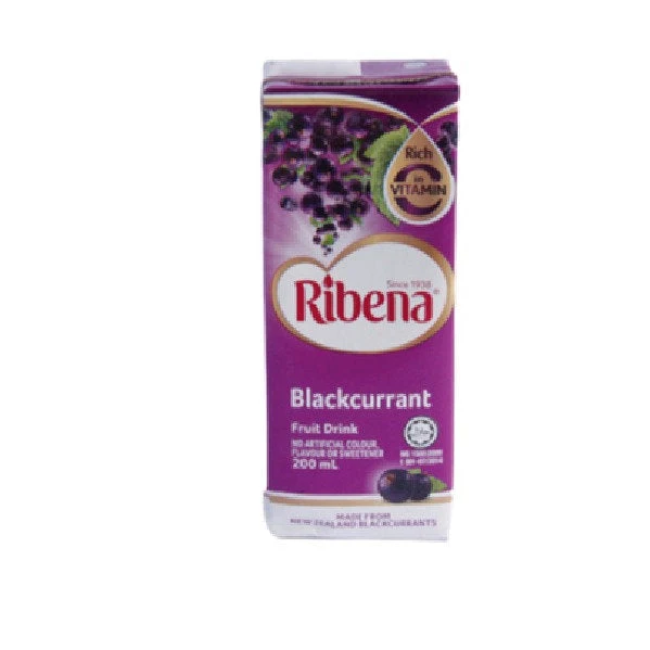 RIBENA BLACKCURRANT FRUIT DRINK 200ML