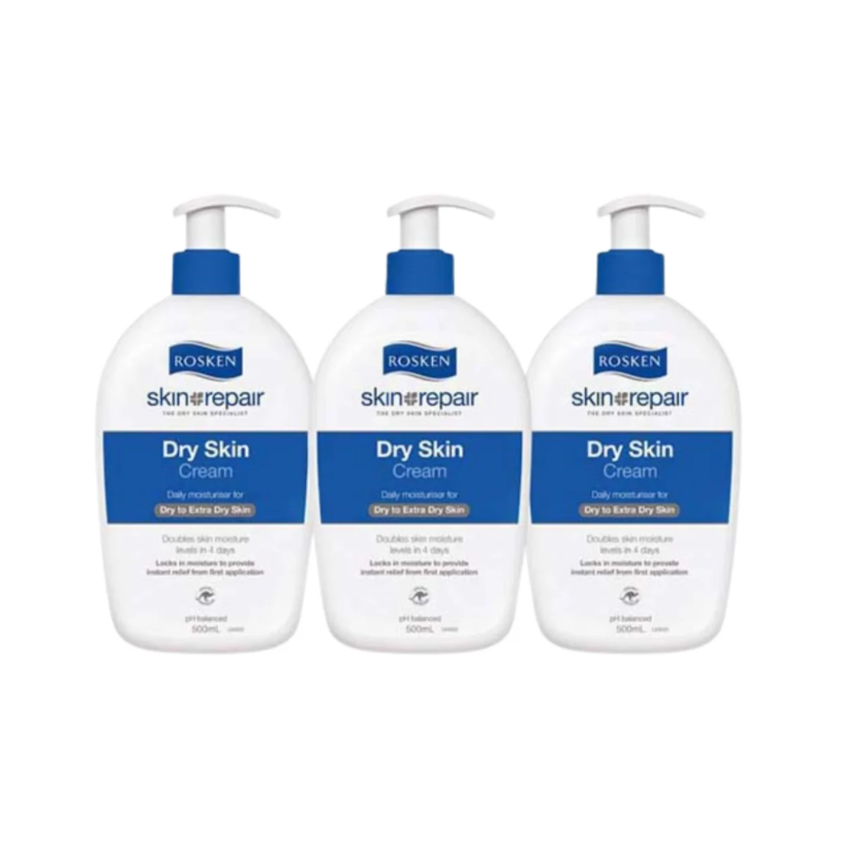 ROSKEN SKIN REPAIR DRY SKIN CREAM 500ML 3S