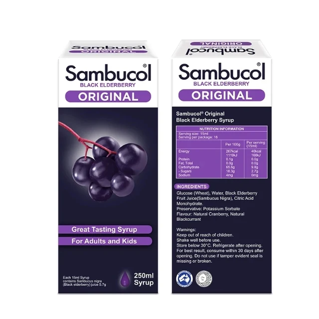 SAMBUCOL ORI BLK ELDERBERRY 250ML 2S - Image 4