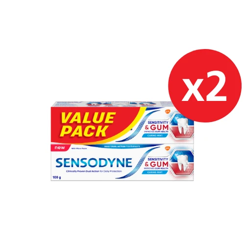 SENSODYNE SENSITIVE+GUM TOOTHPASTE 100G X 4