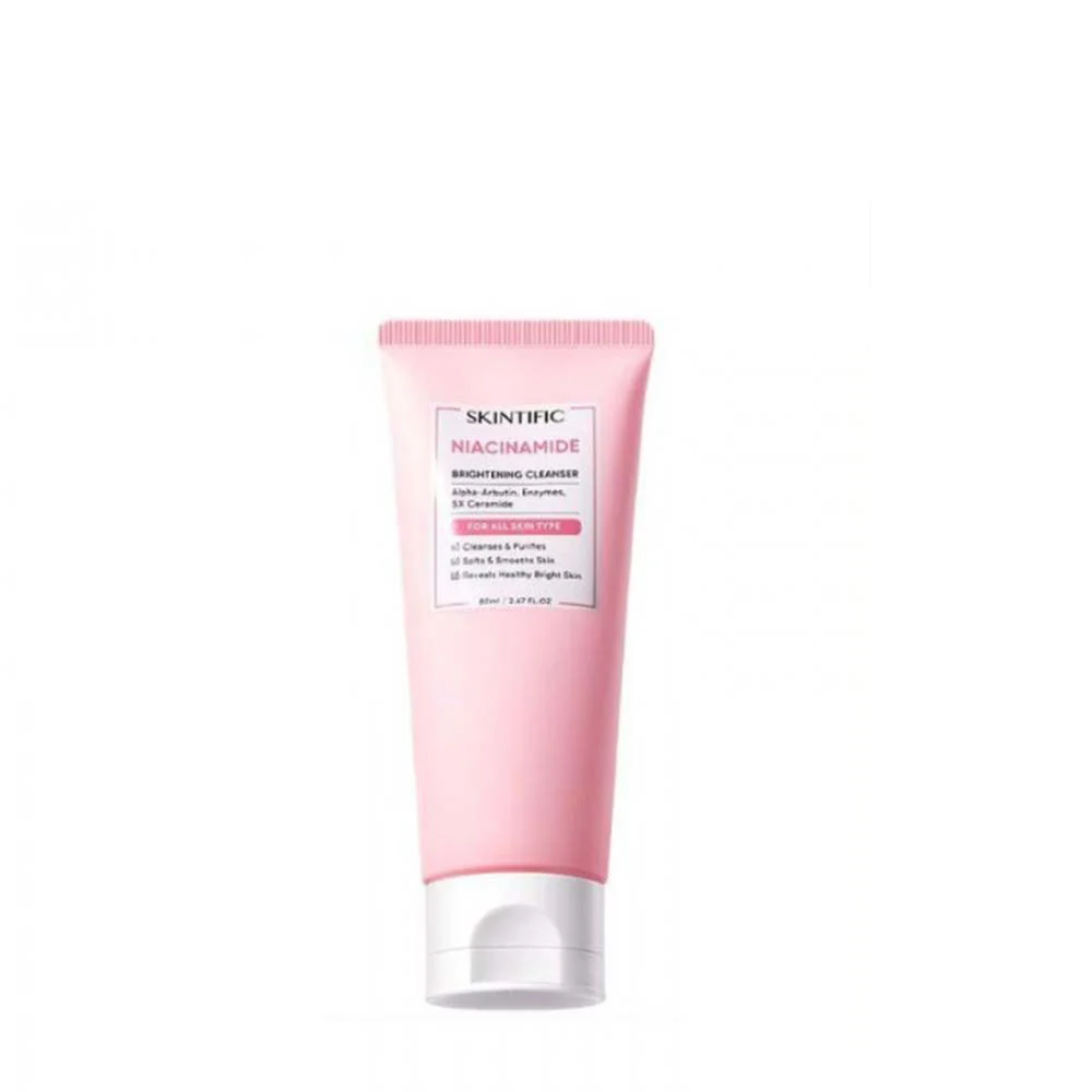 SKINTIFIC NIACINAMIDE BRIGHTENING CLEANSER 80ML