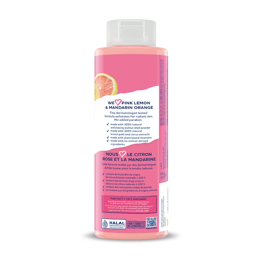 ST IVES BODY WASH PINK LEM+MANDARIN OR 450ML - Image 2