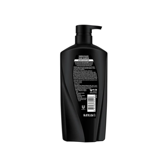 SUNSILK SHAMPOO STUNNING BLACK SHINE 625ML - Image 2