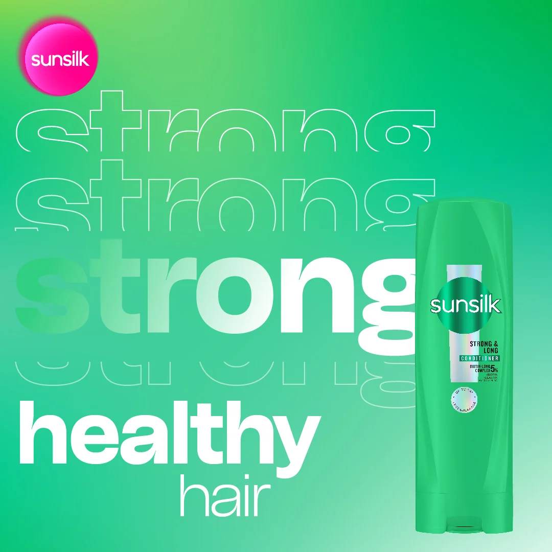 SUNSILK STRONG & LONG CONDITIONER 300ML - Image 7