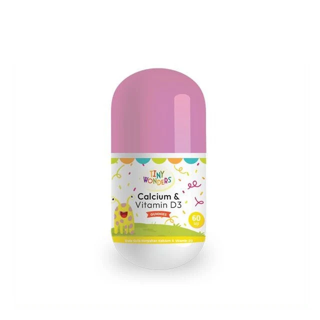 TINY WONDERS CALCIUM & VITAMIN D3 GUMMIES 60S