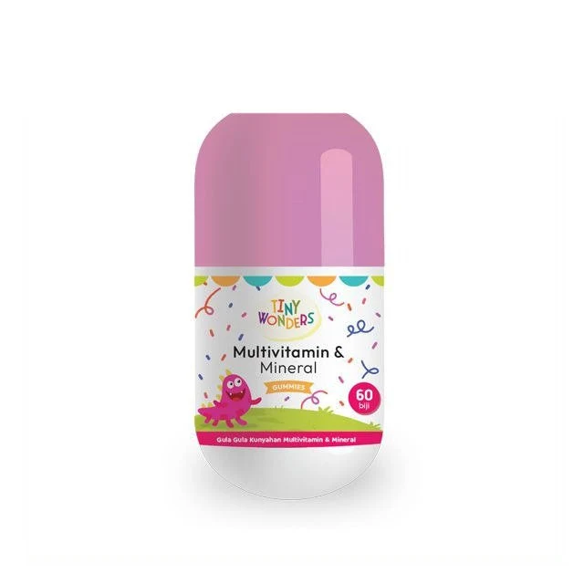 TINY WONDERS MULTIVITAMIN & MINERALS GUMMIES 60S