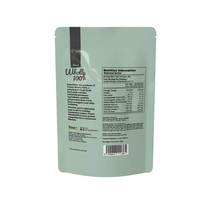 TRESOR WHOLLY 100% BLACK SESAME POWDER 285G - Image 2