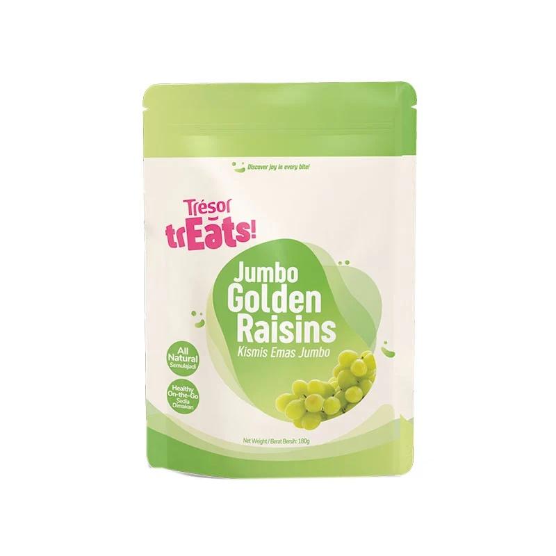 TRESOR TREATS JUMBO GOLDEN RAISIN 180G