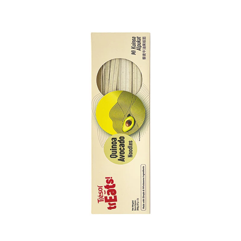 TRESOR TREATS QUINOA AVOCADO FLAT NOODLE 200G - Image 2