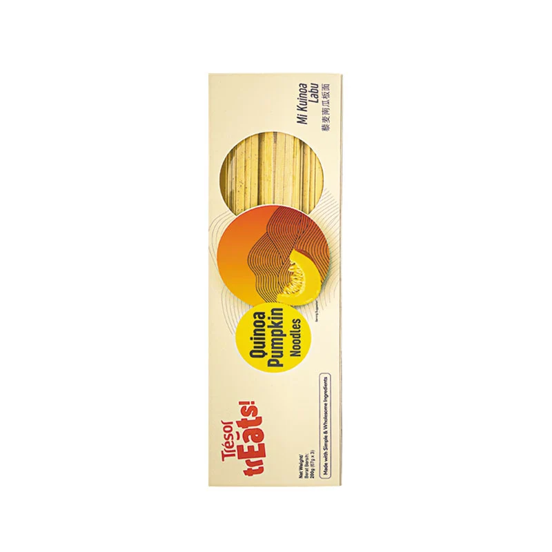 TRESOR TREATS QUINOA PUMPKIN FLAT NOODLE 200G - Image 2