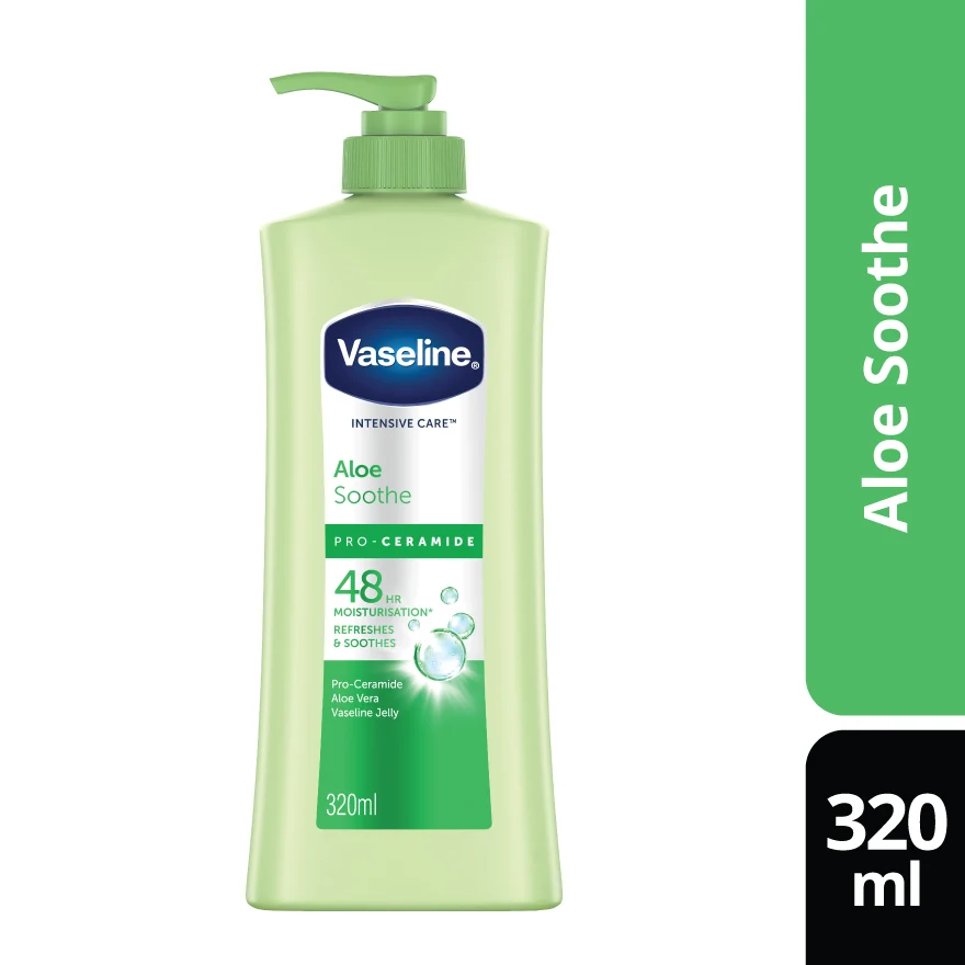 VASELINE BODY LOTION INTENSIVE CARE ALOE SOOTHE 320ML