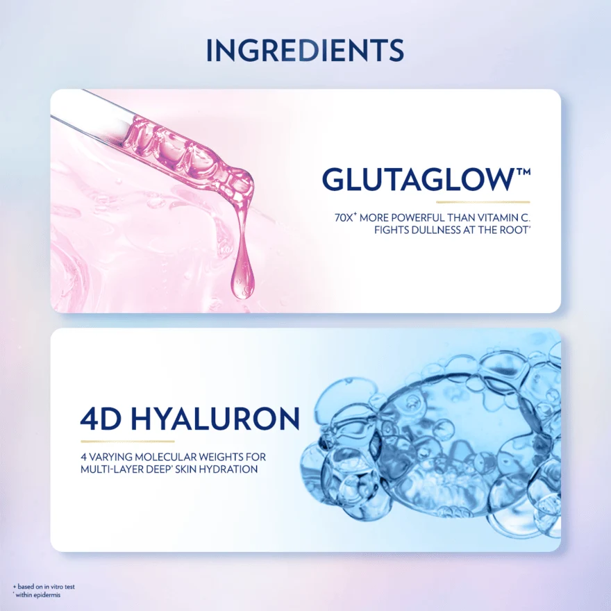 VASELINE HEALTHY BRIGHT GLUTA-HYA DEWY RADIANCE SERUM B/LOTION 300ML - Image 5