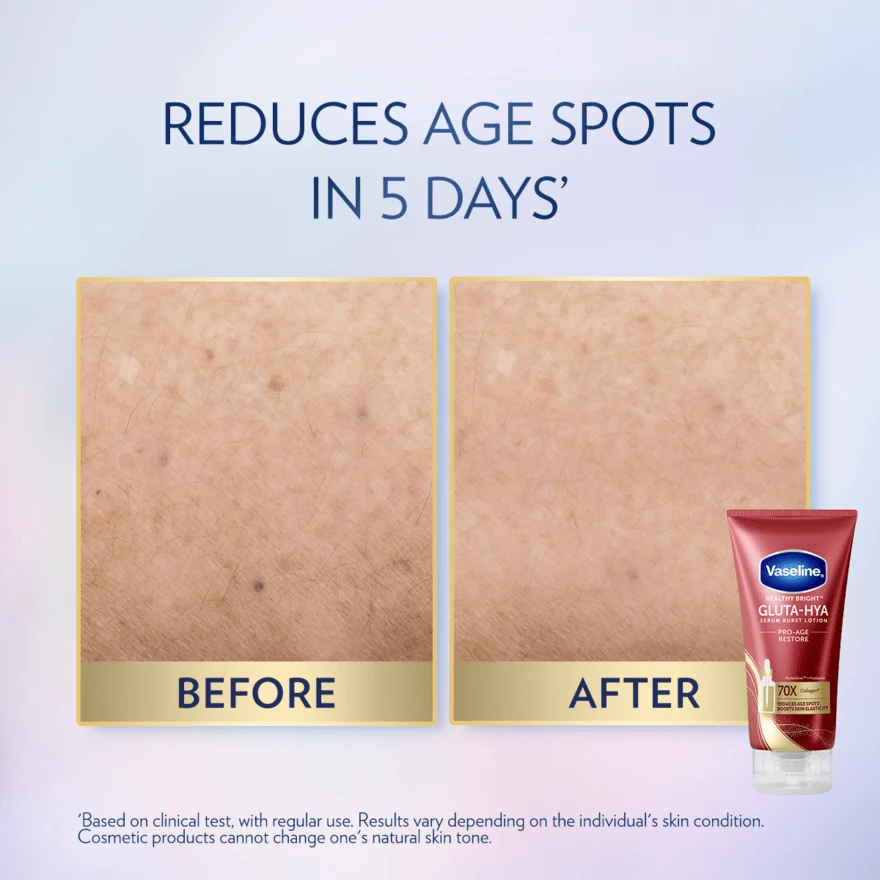 VASELINE HEALTHY BRIGHT GLUTA-HYA PRO AGE RESTORE 300ML - Image 7