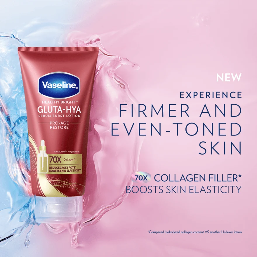 VASELINE HEALTHY BRIGHT GLUTA-HYA PRO AGE RESTORE 70ML - Image 11