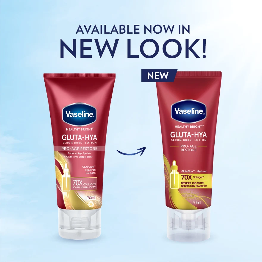 VASELINE HEALTHY BRIGHT GLUTA-HYA PRO AGE RESTORE 70ML - Image 3