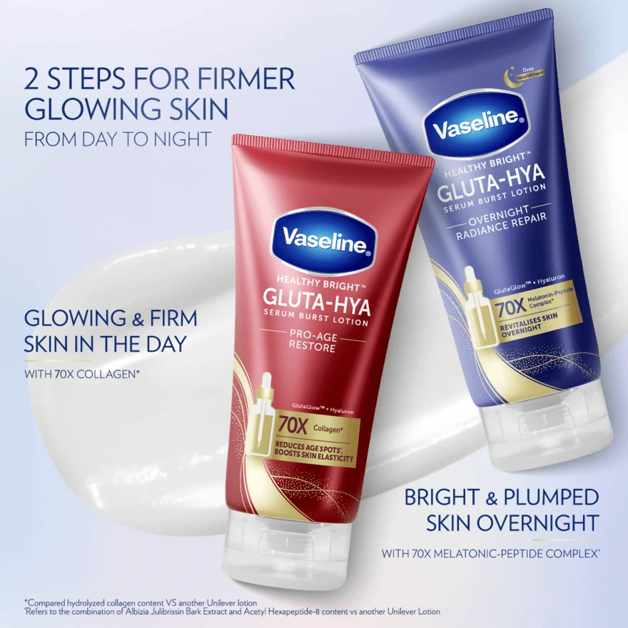 VASELINE HEALTHY BRIGHT GLUTA-HYA PRO AGE RESTORE 70ML - Image 4