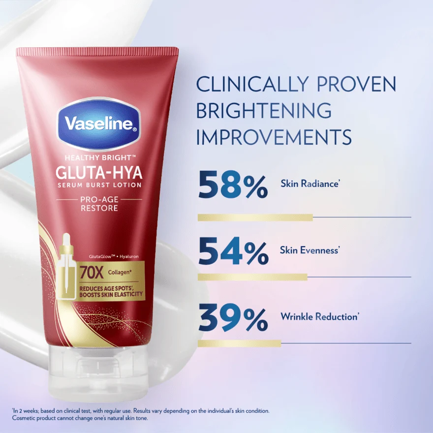 VASELINE HEALTHY BRIGHT GLUTA-HYA PRO AGE RESTORE 70ML - Image 6