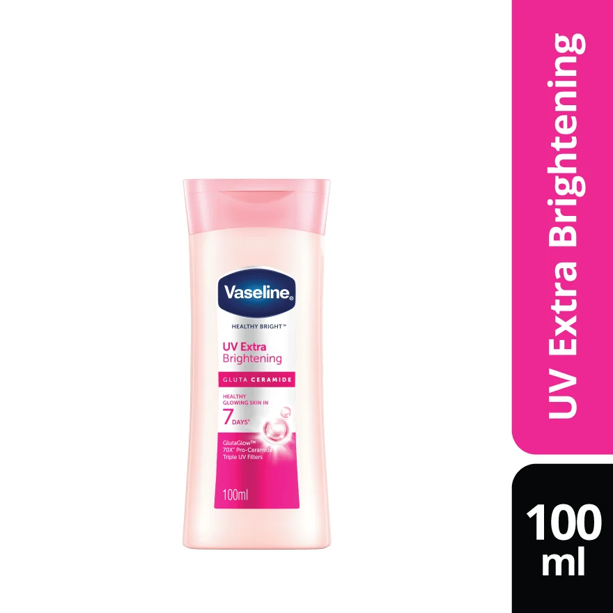 VASELINE HEALTHY BRIGHT UV EXTRA BRIGHTENING LOTION 100ML