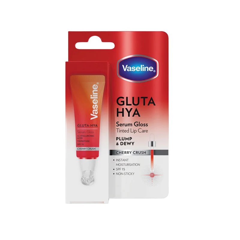 VASELINE LIP GLUTA HYA SERUM GLOSS CHERRY CRUSH 10ML
