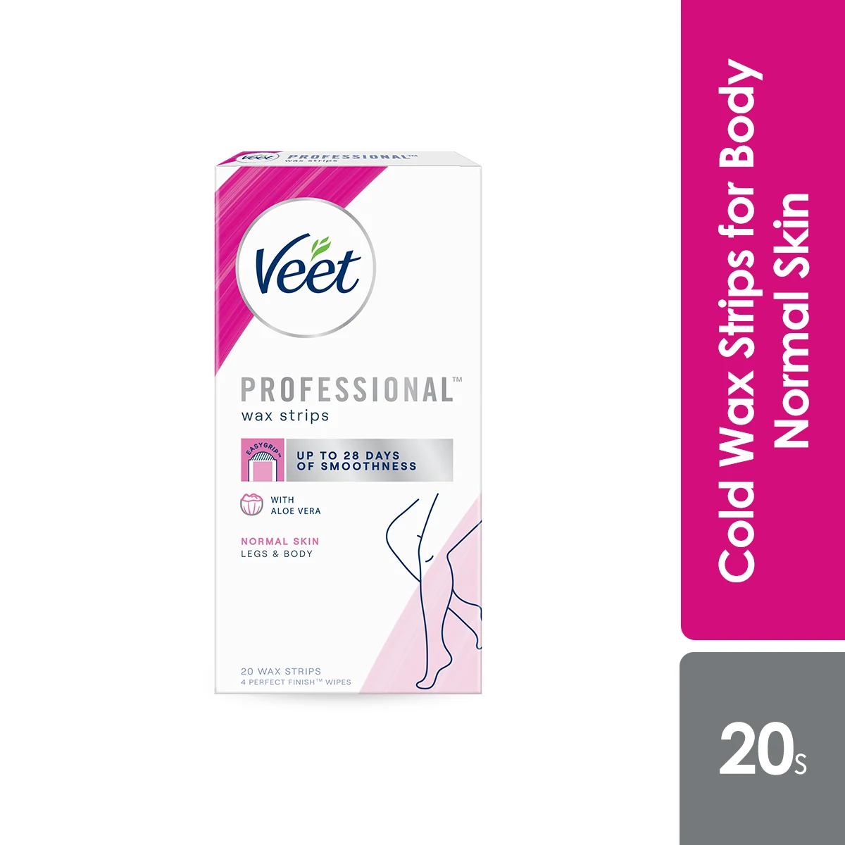 VEET COLD WAX STRIPS NORMAL SKIN 20S