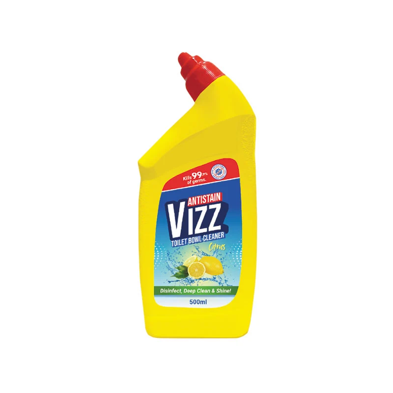VIZZ ANTISTAIN TOILET BOWL CLEANER-CITRUS 500ML