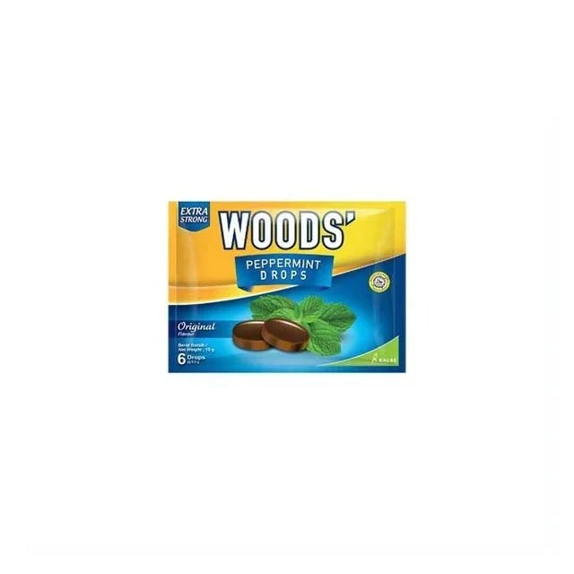 WOODS LOZENGES PEPPERMINT 15G