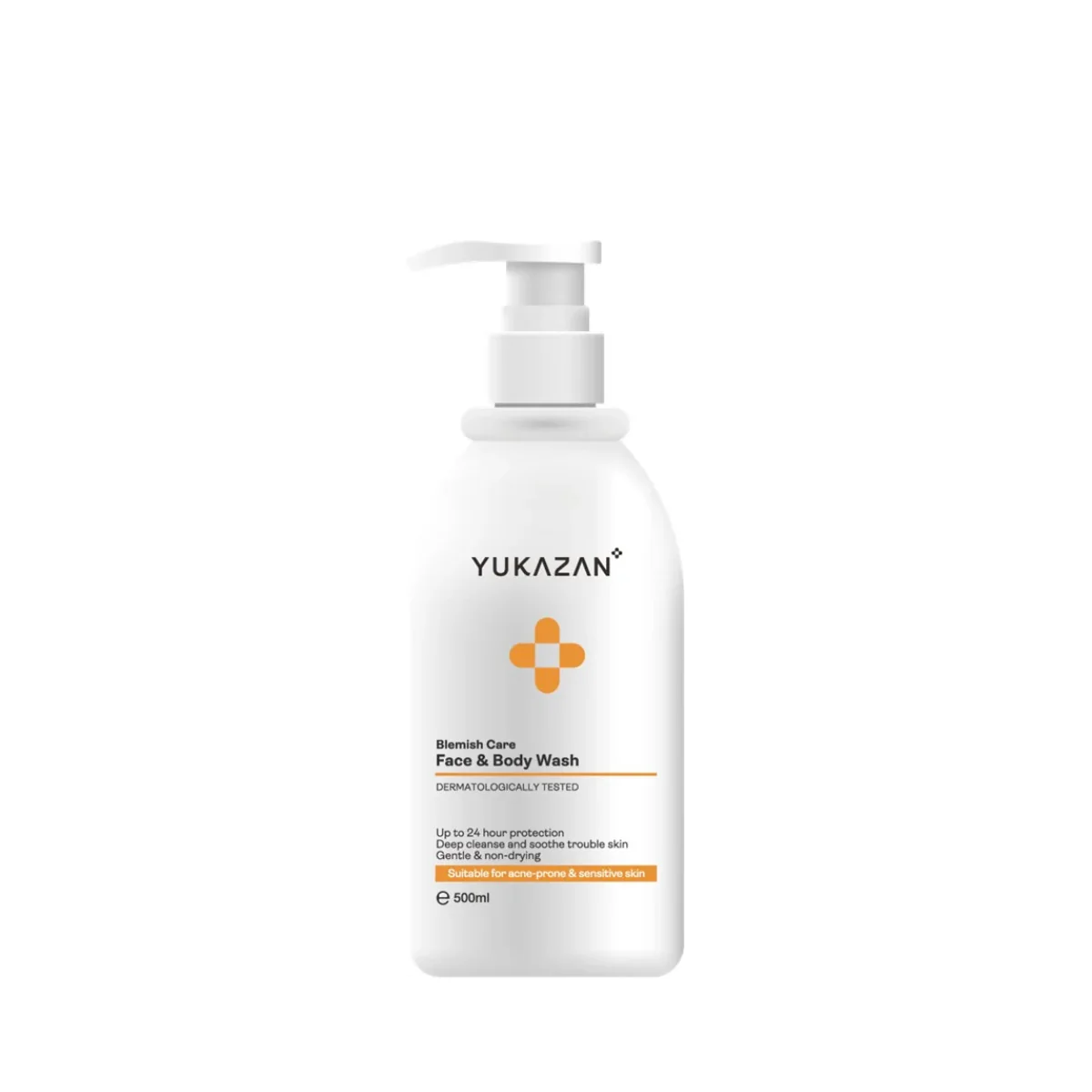 YUKAZAN BLEMISH CARE FACE & BODY WASH 500ML